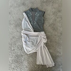 Dance Wear Solutions Dance Costume With Swarovski Crystals. Women’s Medium.